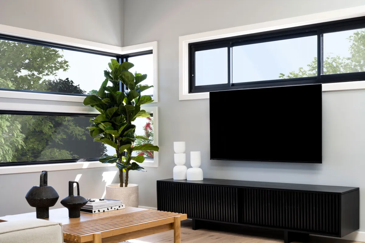 Narrow home design interior