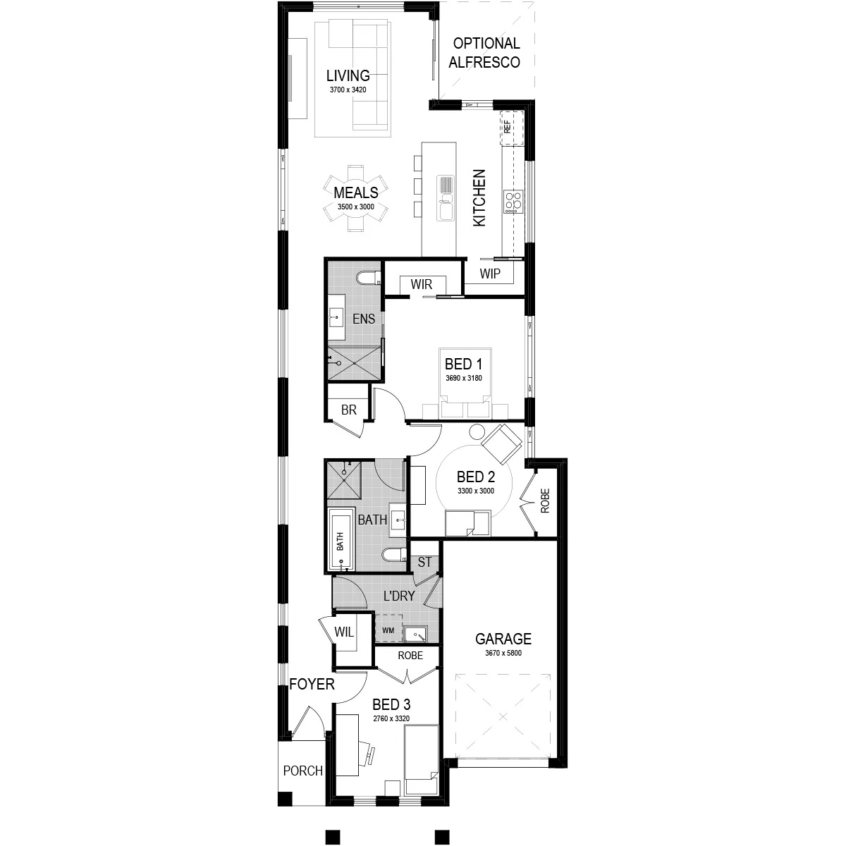Laguna-142---Floor-Plan-garage-right