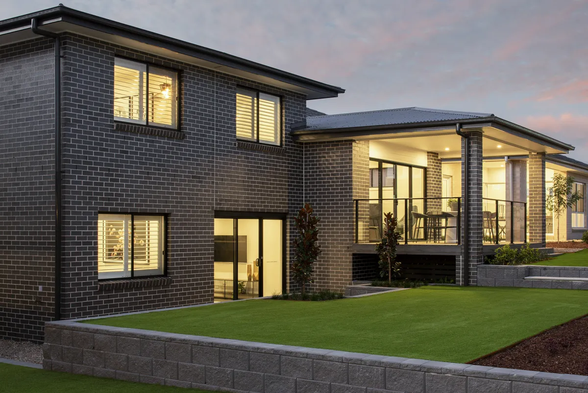 sloped backyard