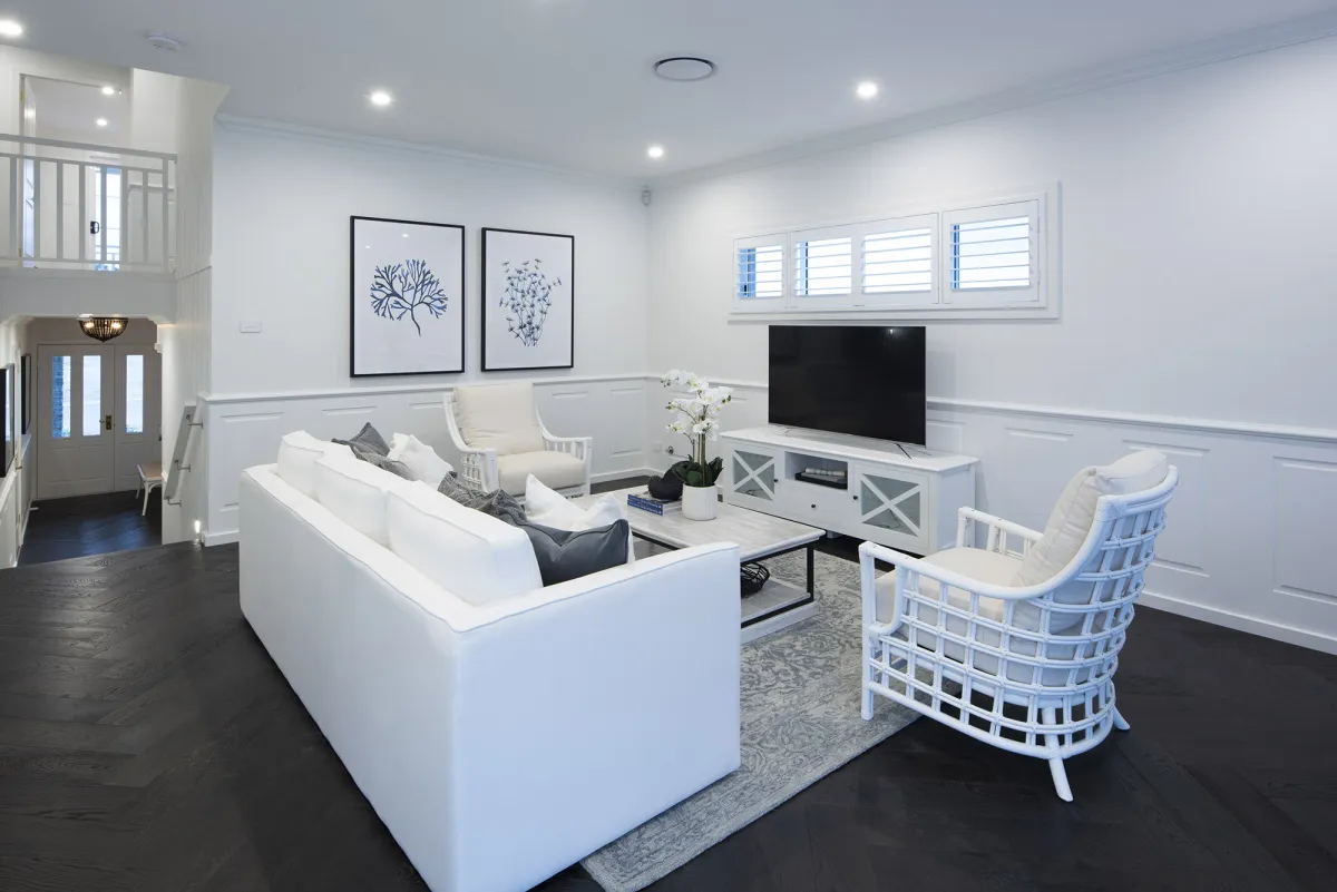 Hamptons style living room
