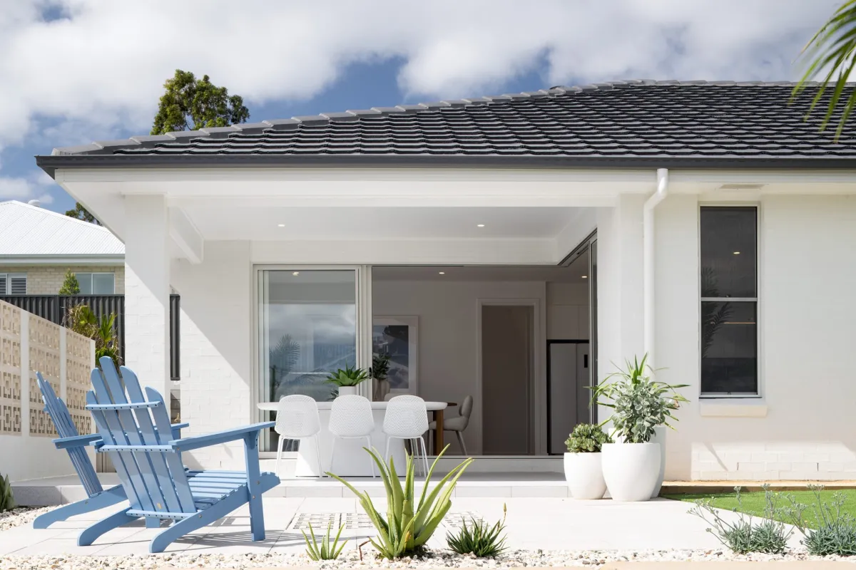Alfresco outdoor entertaining area