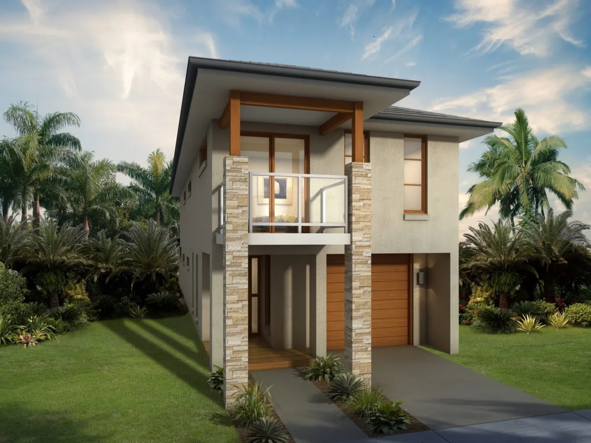 Malibu narrow home designs