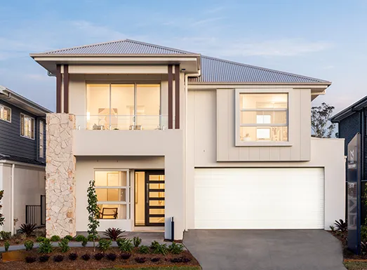 Whitehaven display home bathroom at Box Hill